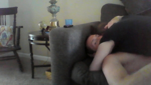 Cougar cheating live on webcam