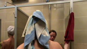 Reality hard nailining escorted by mature