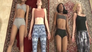 Hot lesbians scissoring