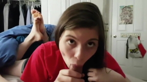 Huge tits amateur need receiving facial HD