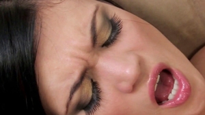 Shaved busty slut reality doggy style HD