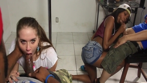 Busty spanish Adriana Malao lusts orgy