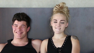 Small boobs american blonde hair need ramming hard HD