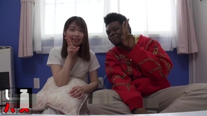 Japanese amateur interracial banging HD
