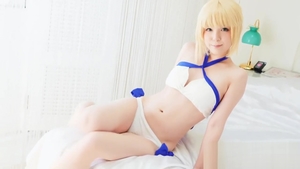Small tits japanese cosplay fucking
