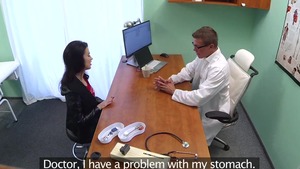 Horny caucasian amateur blowjob cum in hospital