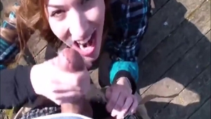 Big tits babe really likes sex scene