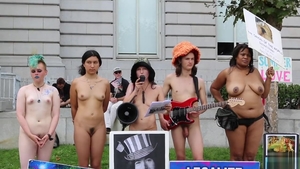 Naked medical in public in HD