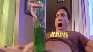 Very sexy pornstar Nikki Hot in fishnets steamy blowjob