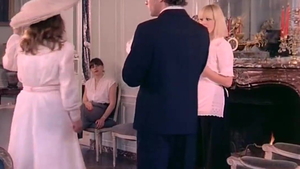 Young Brigitte Lahaie sucking cock scene