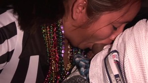 Hookup nailing in the company of huge tits couple