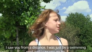 Cumshot outdoors HD