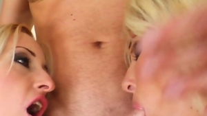 Hard fucking in company with slut