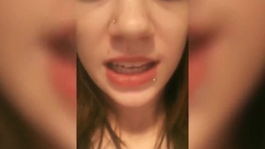 American MILF sucking cock