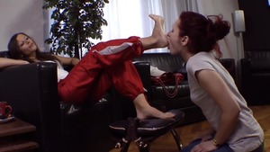 Nailing in the company of beautiful redhead