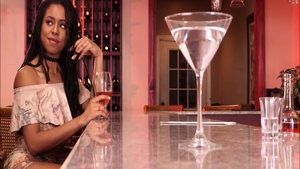 Kira Noir in panties cumshot