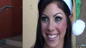 Passionate teen Eva Ellington wishes for orgasm