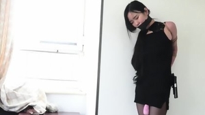 Very kinky asian teen digs bondage