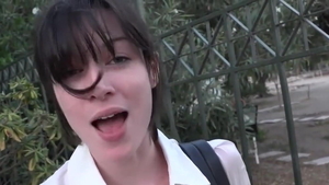 Getting smashed very nicely at the party starring babe