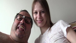 Hardcore hard fucking among sexy teen chick Beata Undine