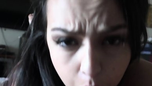 Pornstar cumshot in hotel