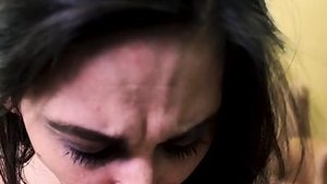 Sexy brunette has a taste for pussy sex