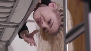 Amazing babe feels up to hard slamming