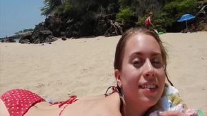 Fingering in hotel together with young blonde