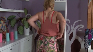 Solo small boobs girl masturbating in the bed