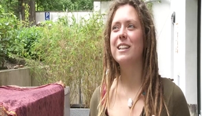 Amateur teasing natural tits