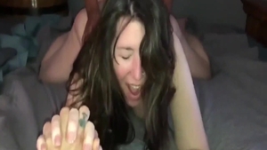 Hot hotwife ass fucking
