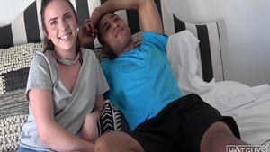 Real fucking alongside naughty teen Monica Scott