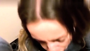 Amateur hardcore cock sucking in public