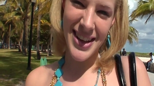 Slut Ally Ann shows natural tits