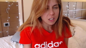 Very sexy girl masturbating on webcam