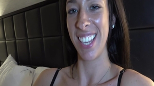 Ramming hard escorted by shaved hooker