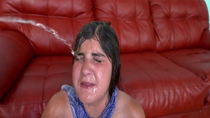 Big ass girl fetish cum on face