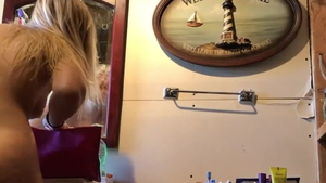 Tight tattooed american teen pussy eating