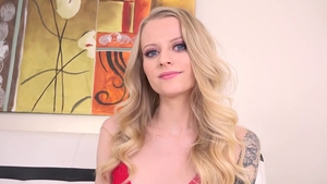 Paris White is so small boobs blonde babe