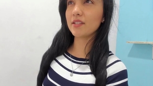 Big ass colombian brunette masturbation in HD