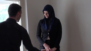 Rich arab girl riding big cock