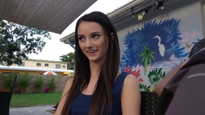 Rough nailing alongside skinny girl