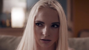 Sweet blonde punishment at the party