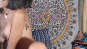 Tiny tits girl finds irresistible fingering in HD