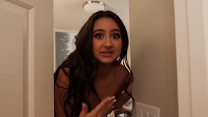 Hard slamming escorted by pretty brunette