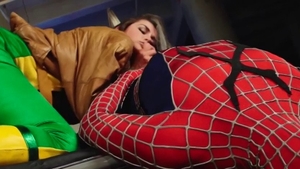 Threesome starring spiderman