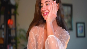 Skinny teen playing with toys live on cam