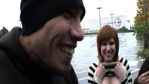 Real sex alongside busty amateur