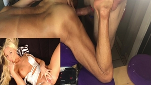 Sexy blonde babe hard pussy fuck