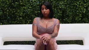 Young sucking BBC and interracial banging at casting